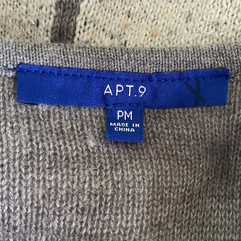 Apt. 9 Plaid PM Cardigan - Picture 7 of 10